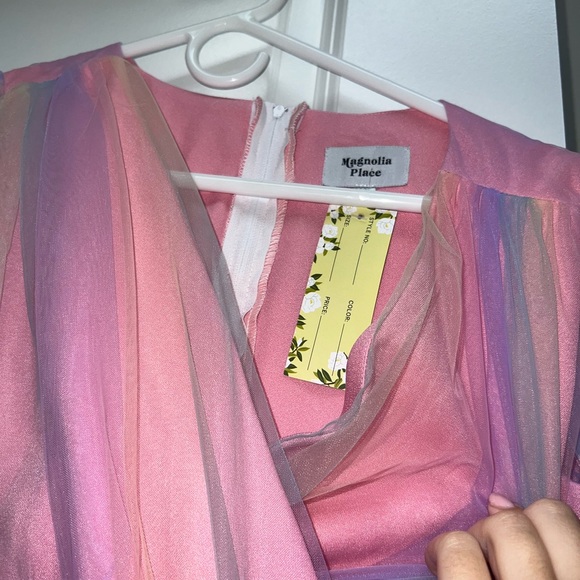 NEW WITH TAGS Unique Vintage pastel rainbow tulle dress eras tour pride month - Picture 3 of 3